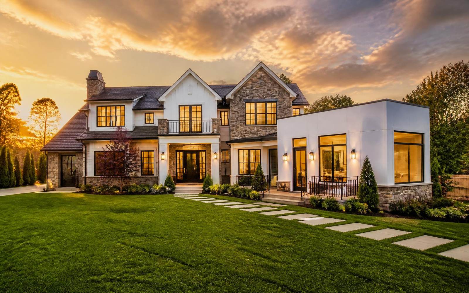 Upscale New Jersey home with a newly built addition by All About Additions LLC