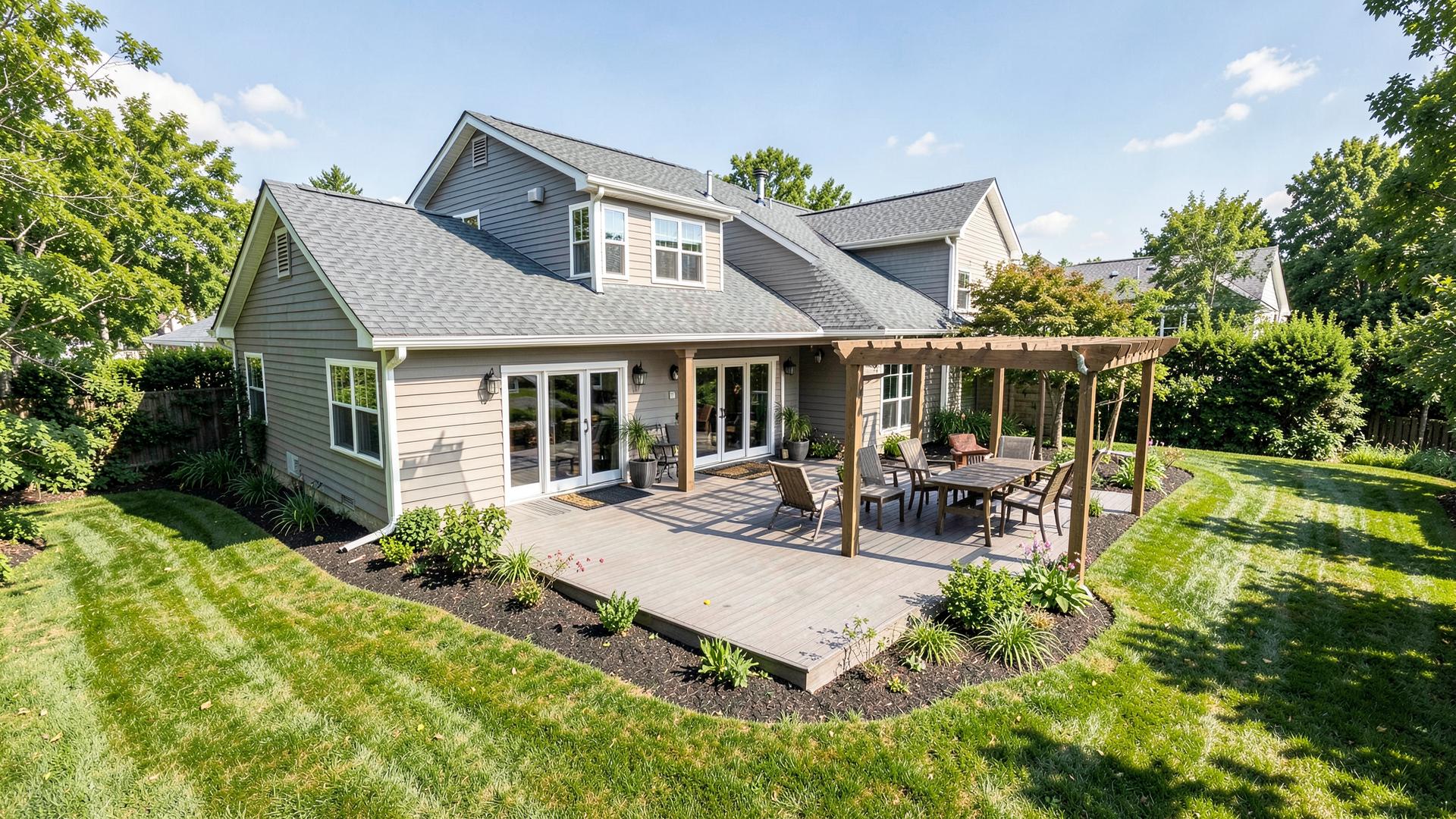 Completed home addition interior detail by All About Additions LLC